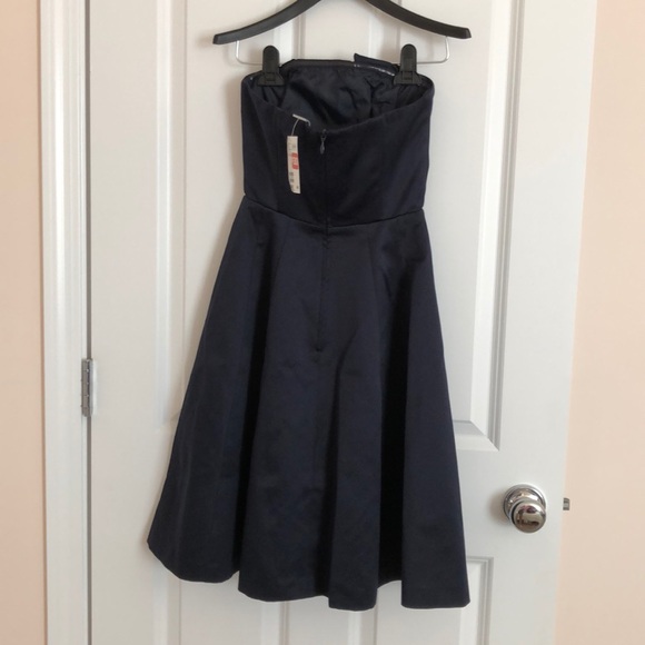 H&M Navy Strapless Dress - Picture 2 of 4